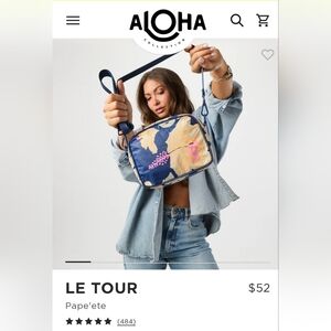 ALOHA Collection x Samudra Collab Le Tour Cross-body Purse, Papeete